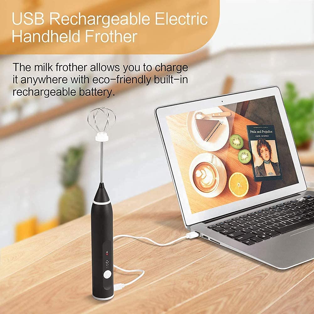 3 Speed Modes Mini Electric Milk Frother
