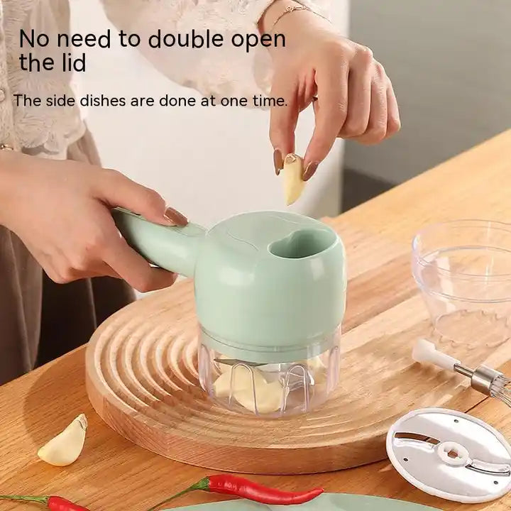 Efficient and Versatile Handheld Vegetable Slicer