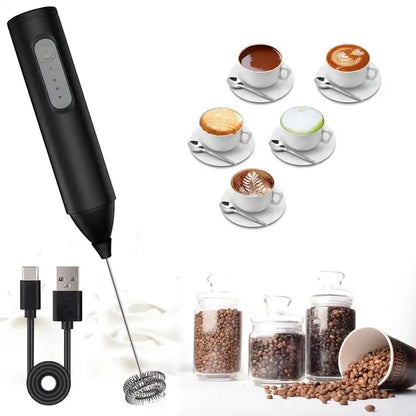 3 Speed Modes Mini Electric Milk Frother