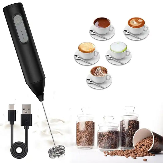 3 Speed Modes Mini Electric Milk Frother
