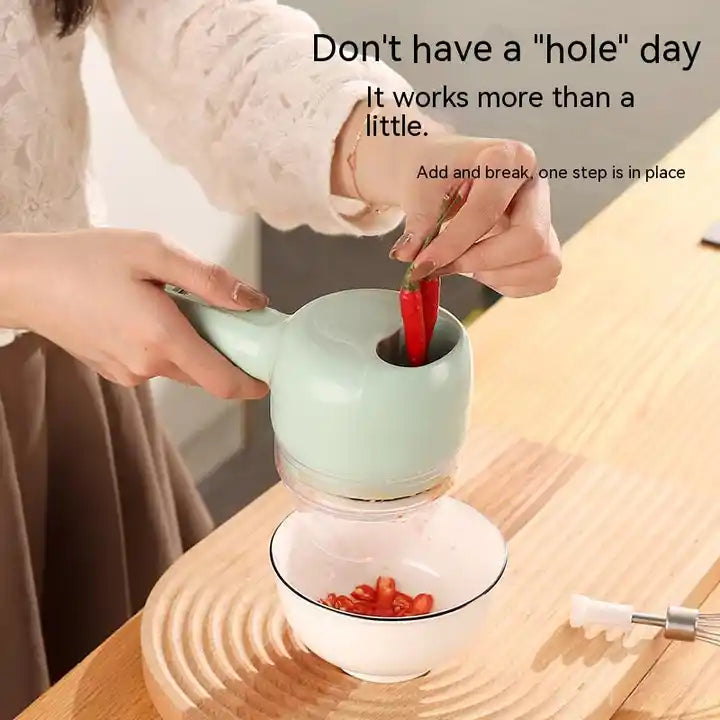 Efficient and Versatile Handheld Vegetable Slicer
