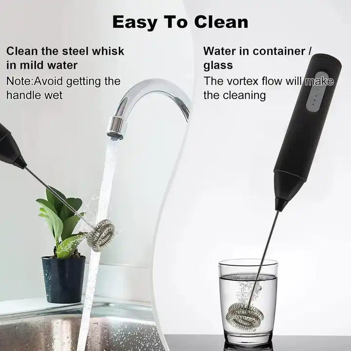 3 Speed Modes Mini Electric Milk Frother